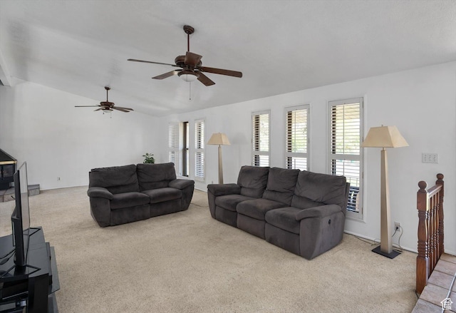 2263 W 4400 S, Roy, UT 84067 - living room with carpet floors, healthy amount of natural light, and vaulted ceiling