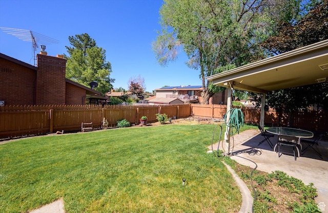2263 W 4400 S, Roy, UT 84067 - view of yard featuring a patio area