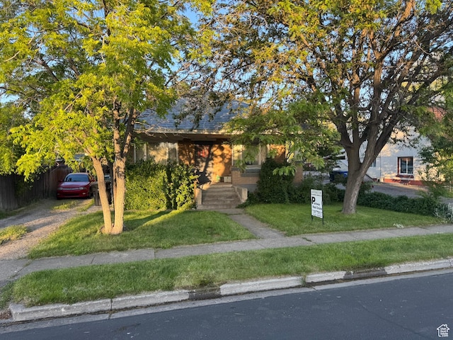 70 N 200 E, Spanish Fork, UT 84660 - view of property hidden behind natural elements with dirt driveway
