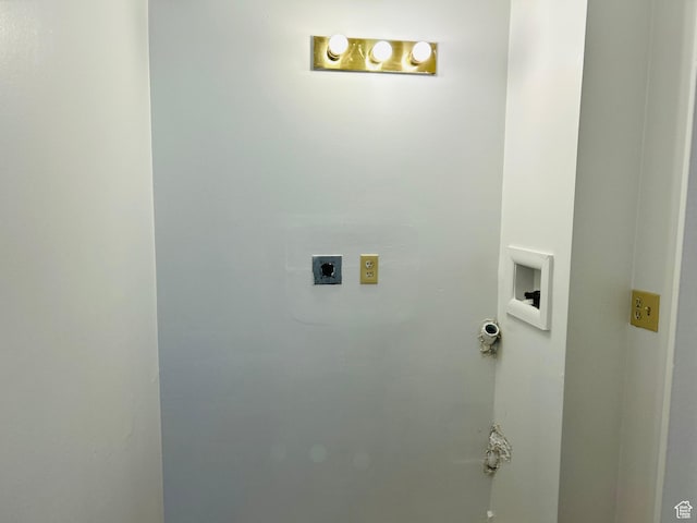 4419 S Rosehaven Ct Unit A, West Valley City, UT 84120 - laundry room featuring electric dryer hookup and hookup for a washing machine