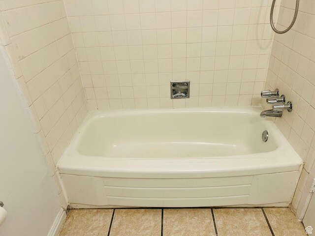 4419 S Rosehaven Ct Unit A, West Valley City, UT 84120 - full bath with tile patterned floors and baseboards