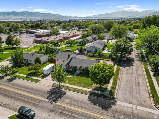 621 N 100 W, American Fork, UT 84003 - aerial perspective of suburban area featuring a mountain backdrop