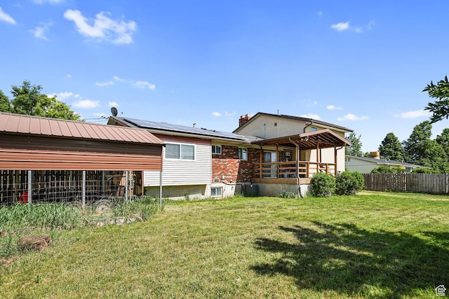 621 N 100 W, American Fork, UT 84003 - back of house with solar panels