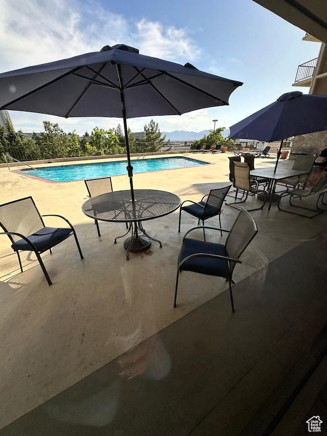 241 N Vine St E Unit 207W, Salt Lake City, UT 84103 - community pool featuring a patio