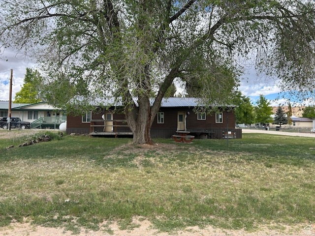 111 N 4th E, Manila, UT 84046 - view of front of house featuring a front yard