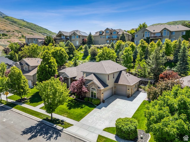 1744 E Burning Oak Dr, Draper, UT 84020 - aerial view of residential area