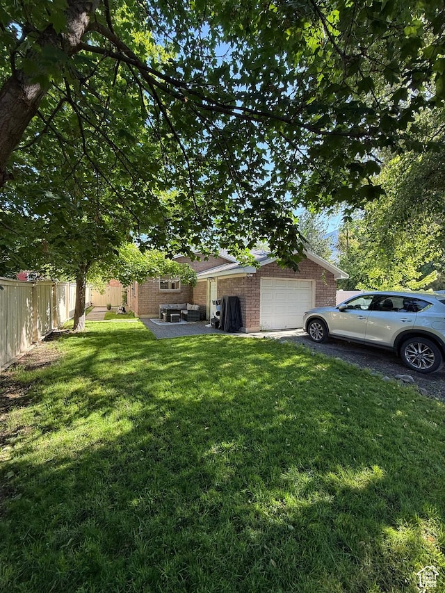 358 E 100 N, Provo, UT 84606 - view of yard with an attached garage