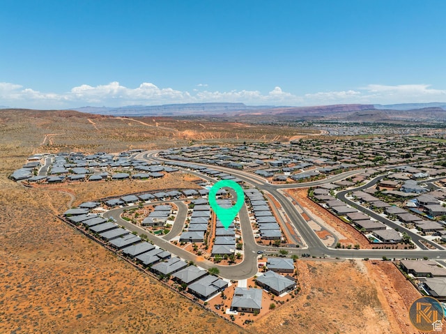 1060 W Jonathon Dr, Washington, UT 84780 - aerial perspective of suburban area featuring a mountainous background