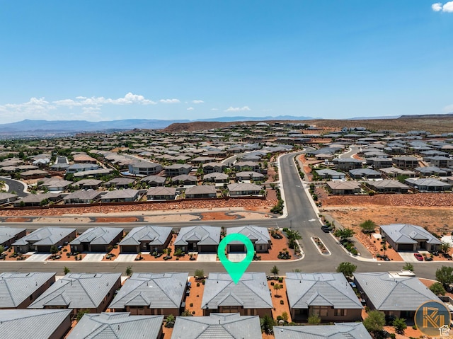 1060 W Jonathon Dr, Washington, UT 84780 - aerial perspective of suburban area featuring a mountainous background