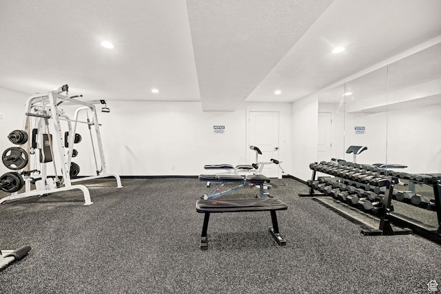 200 W 1200 S Unit 52, Tremonton, UT 84337 - workout area featuring recessed lighting and baseboards