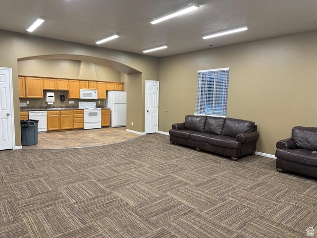 943 W 580 S Unit 97, Pleasant Grove, UT 84062 - living room featuring carpet floors and baseboards