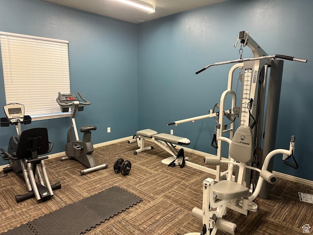 943 W 580 S Unit 97, Pleasant Grove, UT 84062 - workout area featuring carpet flooring and baseboards