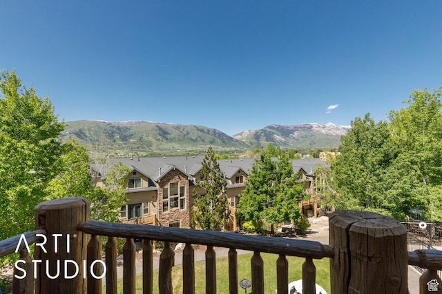 3521 N Moose Hollow Dr Unit 1202, Eden, UT 84310 - mountain view featuring nearby suburban area