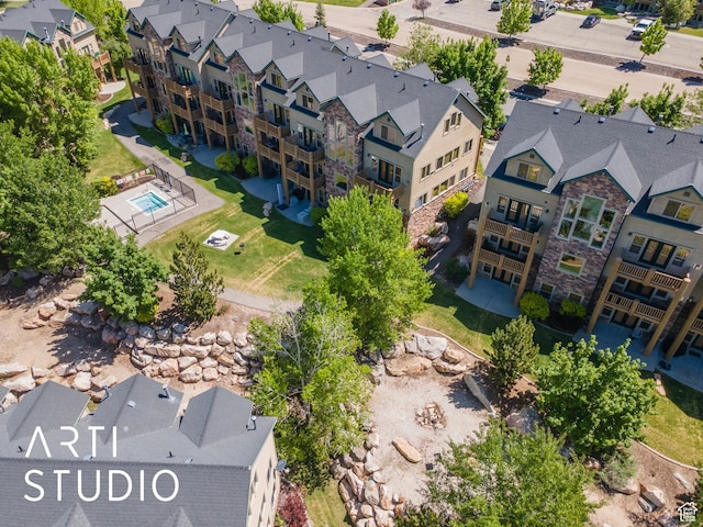 3521 N Moose Hollow Dr Unit 1202, Eden, UT 84310 - aerial view of residential area