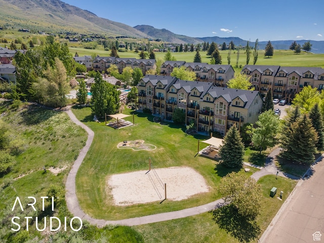3521 N Moose Hollow Dr Unit 1202, Eden, UT 84310 - bird's eye view of mountains
