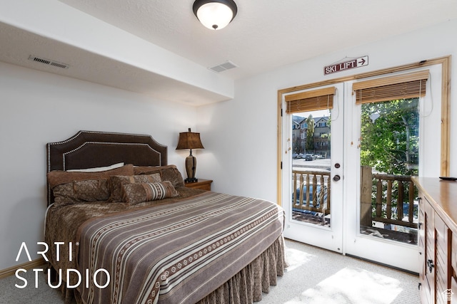 3521 N Moose Hollow Dr Unit 1202, Eden, UT 84310 - bedroom with carpet and access to outside