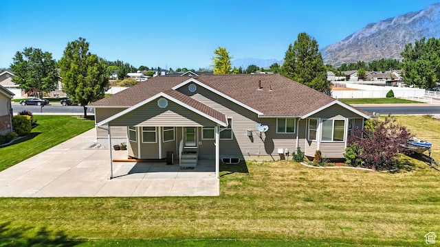 2865 W 3600 N, Farr West, UT 84404 - rear view of house with a mountain view and a shingled roof