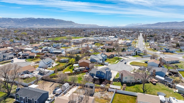 1962 W 12110 S, Riverton, UT 84065 - aerial perspective of suburban area featuring a mountainous background