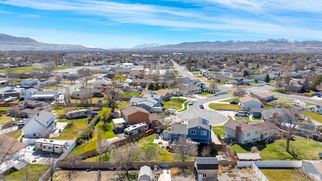 1962 W 12110 S, Riverton, UT 84065 - aerial view of residential area featuring mountains