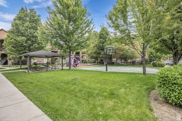 685 S 2220 W Unit 302, Pleasant Grove, UT 84062 - view of grassy yard featuring a gazebo