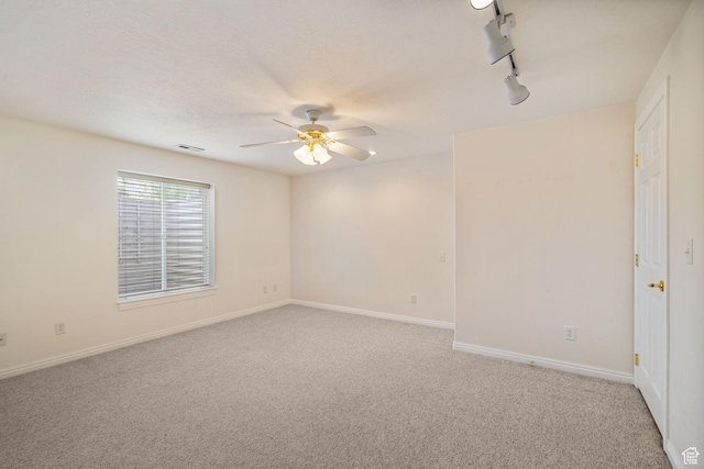 12482 S Tithing Point Dr, Riverton, UT 84065 - unfurnished room with a ceiling fan, light colored carpet, and baseboards
