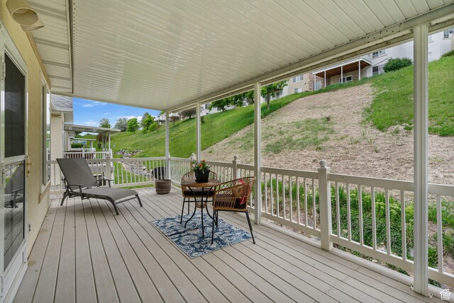 12482 S Tithing Point Dr, Riverton, UT 84065 - view of wooden deck