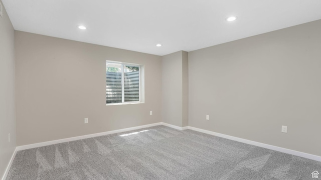 3062 W Davencourt Loop N, Lehi, UT 84043 - carpeted empty room featuring baseboards and recessed lighting