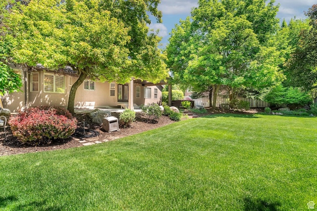 250 E 950 N, Kaysville, UT 84037 - view of yard with a patio