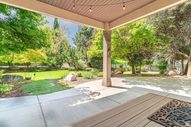 250 E 950 N, Kaysville, UT 84037 - view of patio featuring view of wooded area
