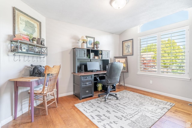 250 E 950 N, Kaysville, UT 84037 - office space with light wood finished floors, vaulted ceiling, and baseboards