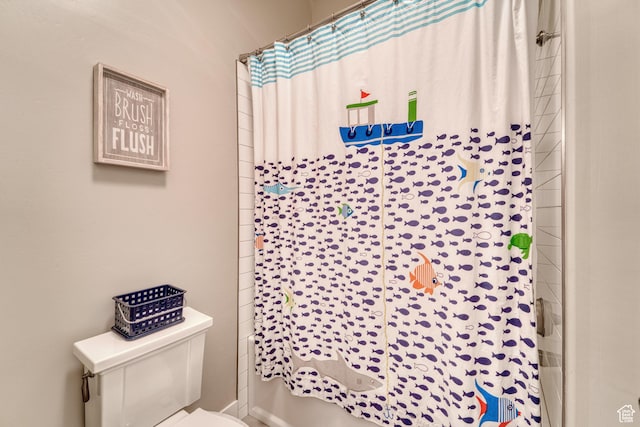 3207 W 2650 S, Hurricane, UT 84737 - bathroom with toilet and a shower with curtain