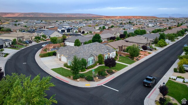 3207 W 2650 S, Hurricane, UT 84737 - aerial view of residential area with a mountain backdrop