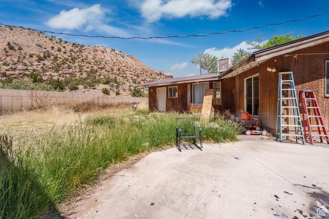 785 N Lauritzen St, Hildale, UT 84784 - view of patio with a mountain view