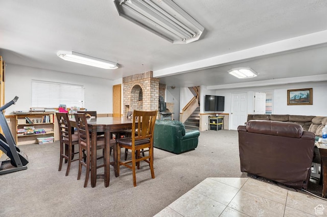 785 N Lauritzen St, Hildale, UT 84784 - carpeted dining room featuring stairs