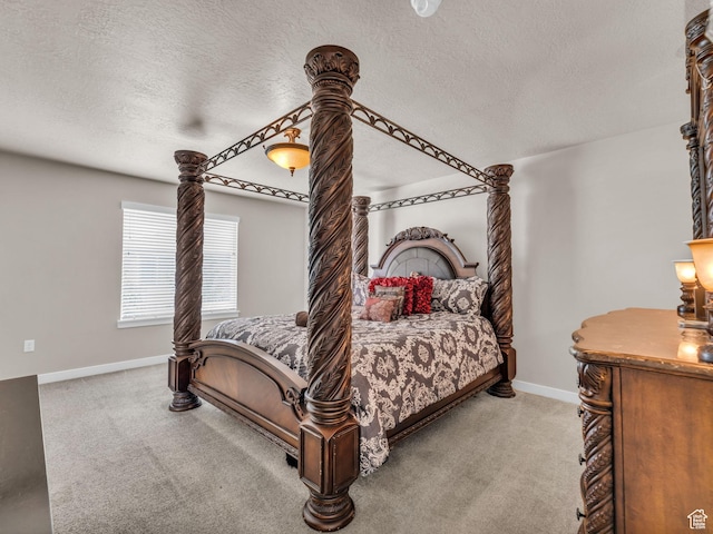 5636 W Lost Mine Ln, Herriman, UT 84096 - carpeted bedroom with a textured ceiling and baseboards