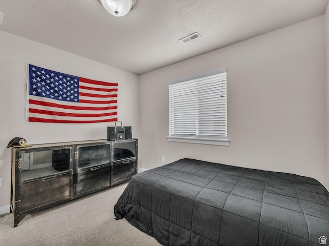 5636 W Lost Mine Ln, Herriman, UT 84096 - bedroom featuring carpet floors and a textured ceiling