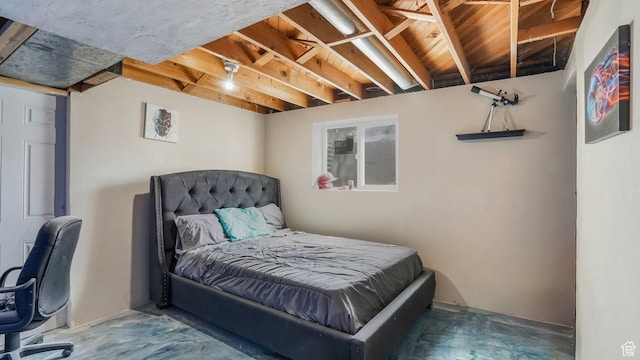 1951 W 7125 S, West Jordan, UT 84084 - bedroom featuring unfinished concrete flooring