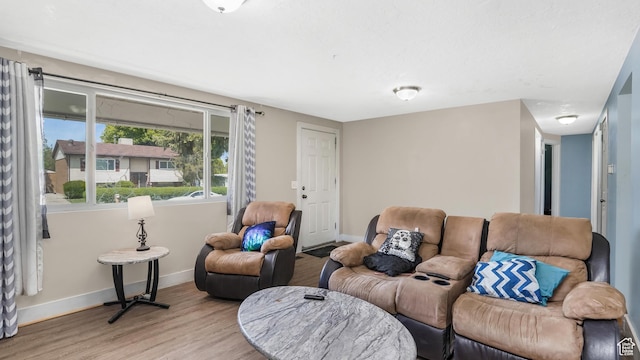 1951 W 7125 S, West Jordan, UT 84084 - living area with light wood-type flooring and baseboards