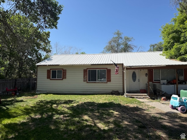239 W Plum St, Grantsville, UT 84029 - ranch-style home featuring metal roof