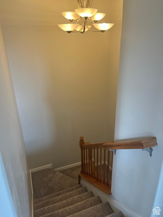 2027 W 2175 N, Lehi, UT 84043 - staircase featuring carpet and a ceiling fan