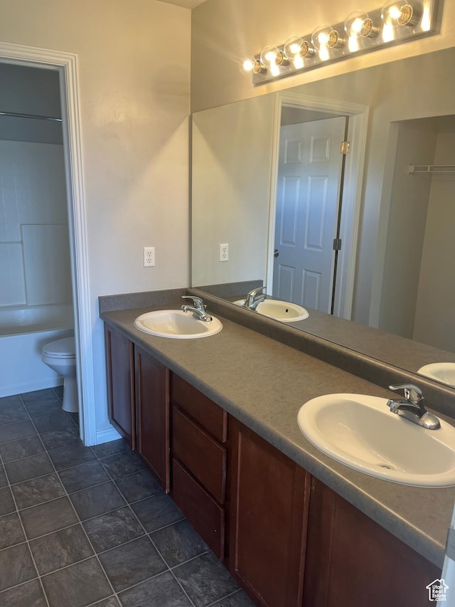 2027 W 2175 N, Lehi, UT 84043 - bathroom featuring double vanity and toilet