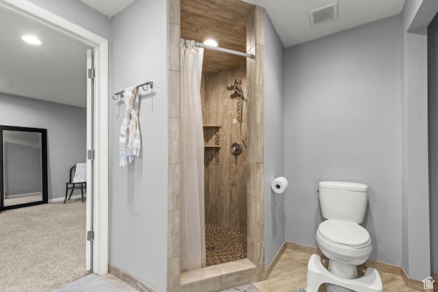 720 Freedom Cir N, Salt Lake, UT 84054 - full bath with toilet, baseboards, and tiled shower
