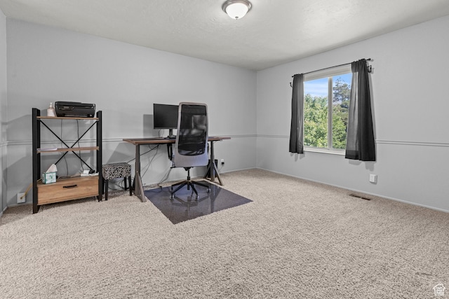 720 Freedom Cir N, Salt Lake, UT 84054 - carpeted office space featuring baseboards and a textured ceiling