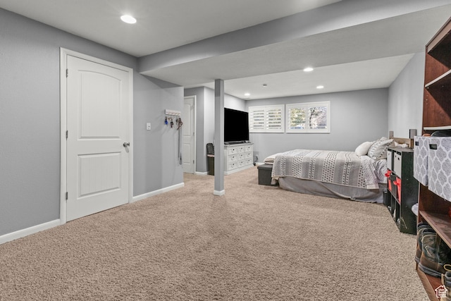 720 Freedom Cir N, Salt Lake, UT 84054 - bedroom with carpet, recessed lighting, and baseboards