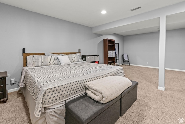 720 Freedom Cir N, Salt Lake, UT 84054 - bedroom featuring carpet floors, baseboards, and recessed lighting