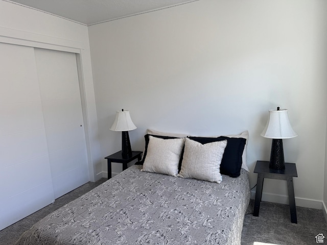 5308 W Solafax Ln S, Herriman, UT 84096 - bedroom featuring carpet floors and a closet
