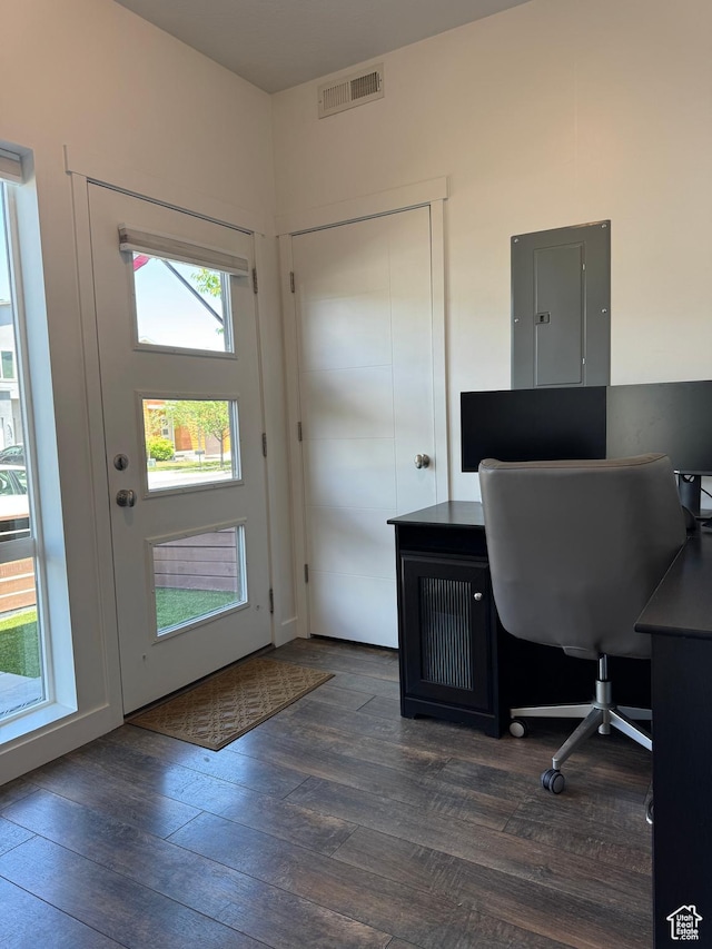 5308 W Solafax Ln S, Herriman, UT 84096 - office space featuring electric panel and dark wood-type flooring