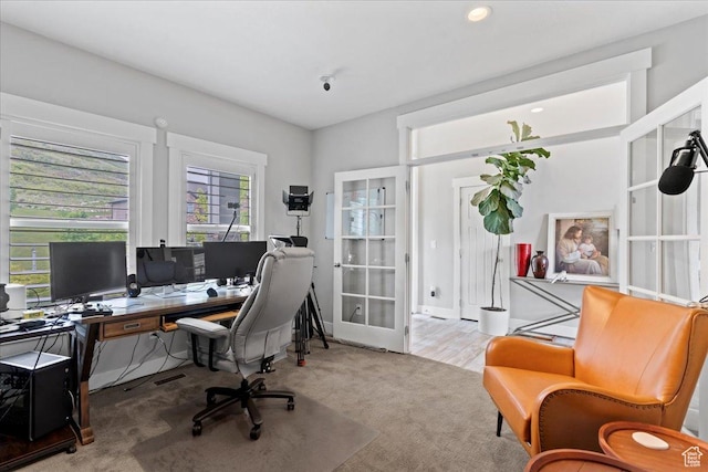 6688 W Buck Dr, Herriman, UT 84096 - office space featuring french doors and carpet floors