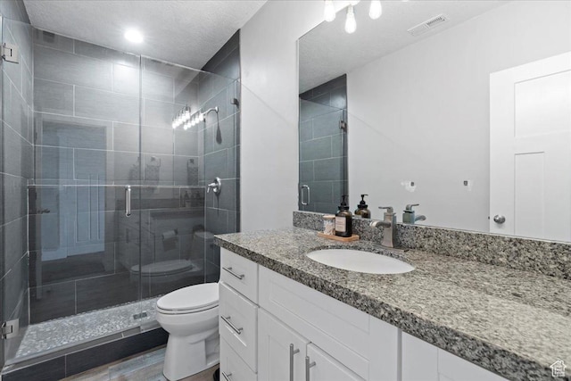 6688 W Buck Dr, Herriman, UT 84096 - full bathroom with toilet, vanity, and a stall shower
