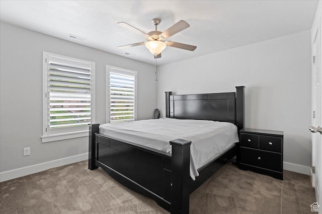 6688 W Buck Dr, Herriman, UT 84096 - carpeted bedroom with baseboards and ceiling fan